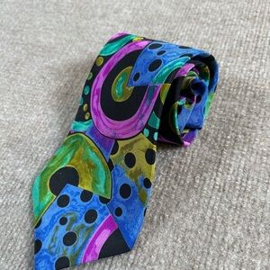 Colorful Abstract Men's Tie